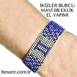 İKİZLER BURCU BİLEKLİK-MAVİ