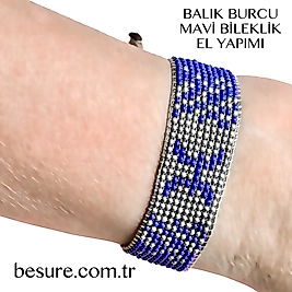 BALIK BURCU BİLEKLİK-MAVİ