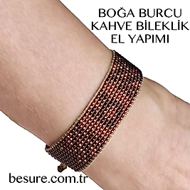 BOĞA BURCU BİLEKLİK KAHVE